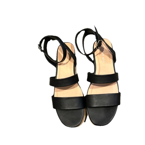 Steve Madden Women Bandi Platform Wedge Heel Sandals Cork Ankle Strap Sz 10 - Picture 1 of 4